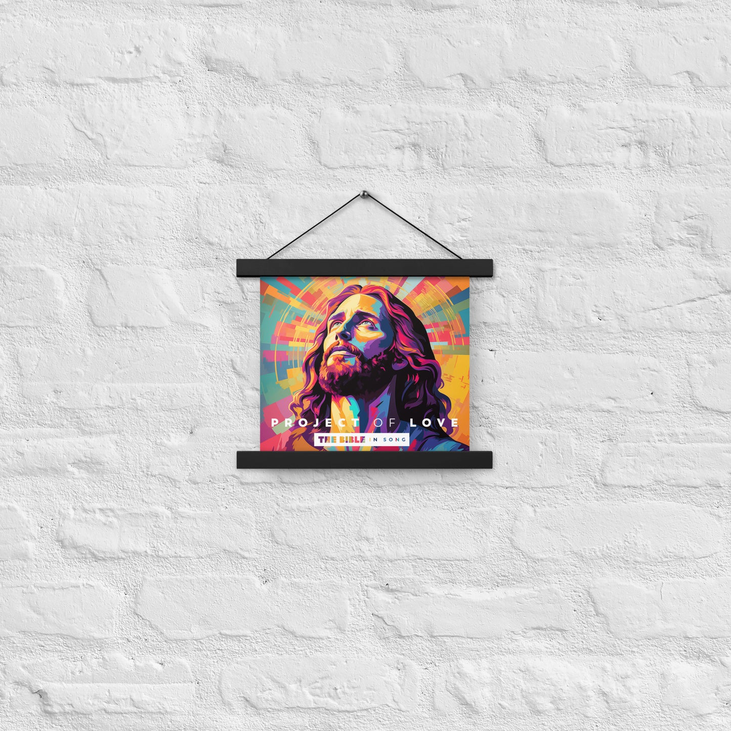 Poster 'Jesus' with hangers - Designed by Xander