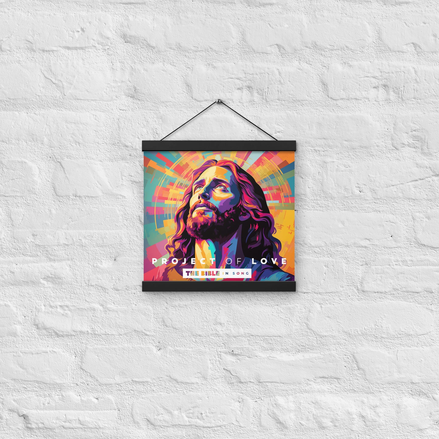 Poster 'Jesus' with hangers - Designed by Xander