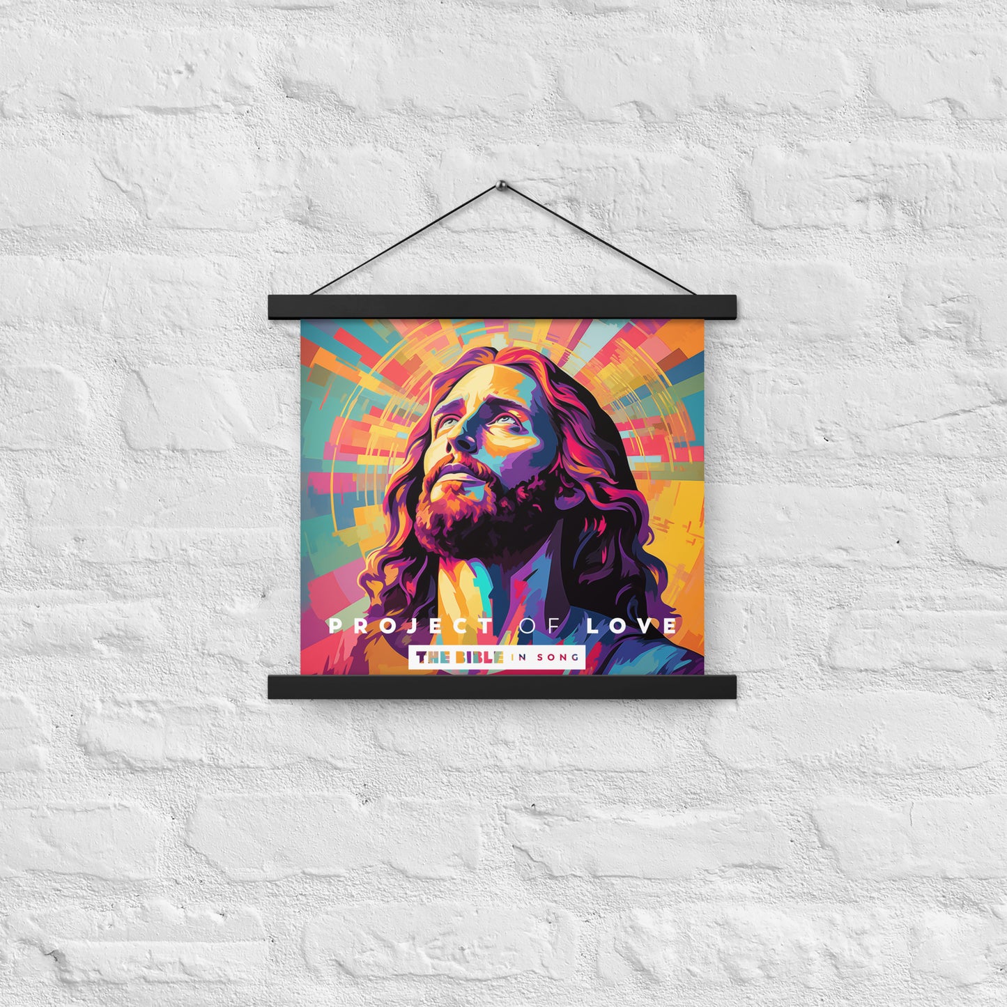 Poster 'Jesus' with hangers - Designed by Xander