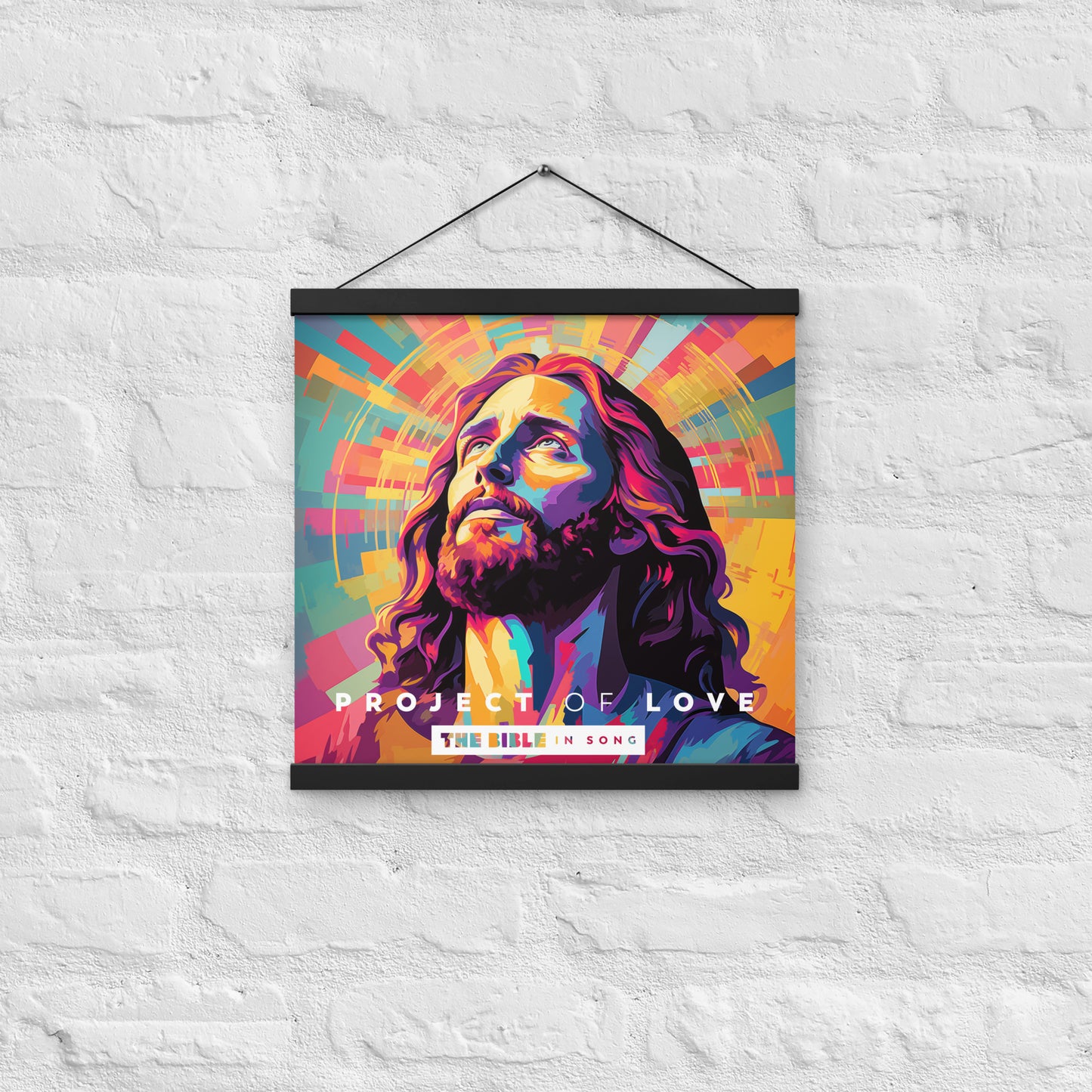 Poster 'Jesus' with hangers - Designed by Xander
