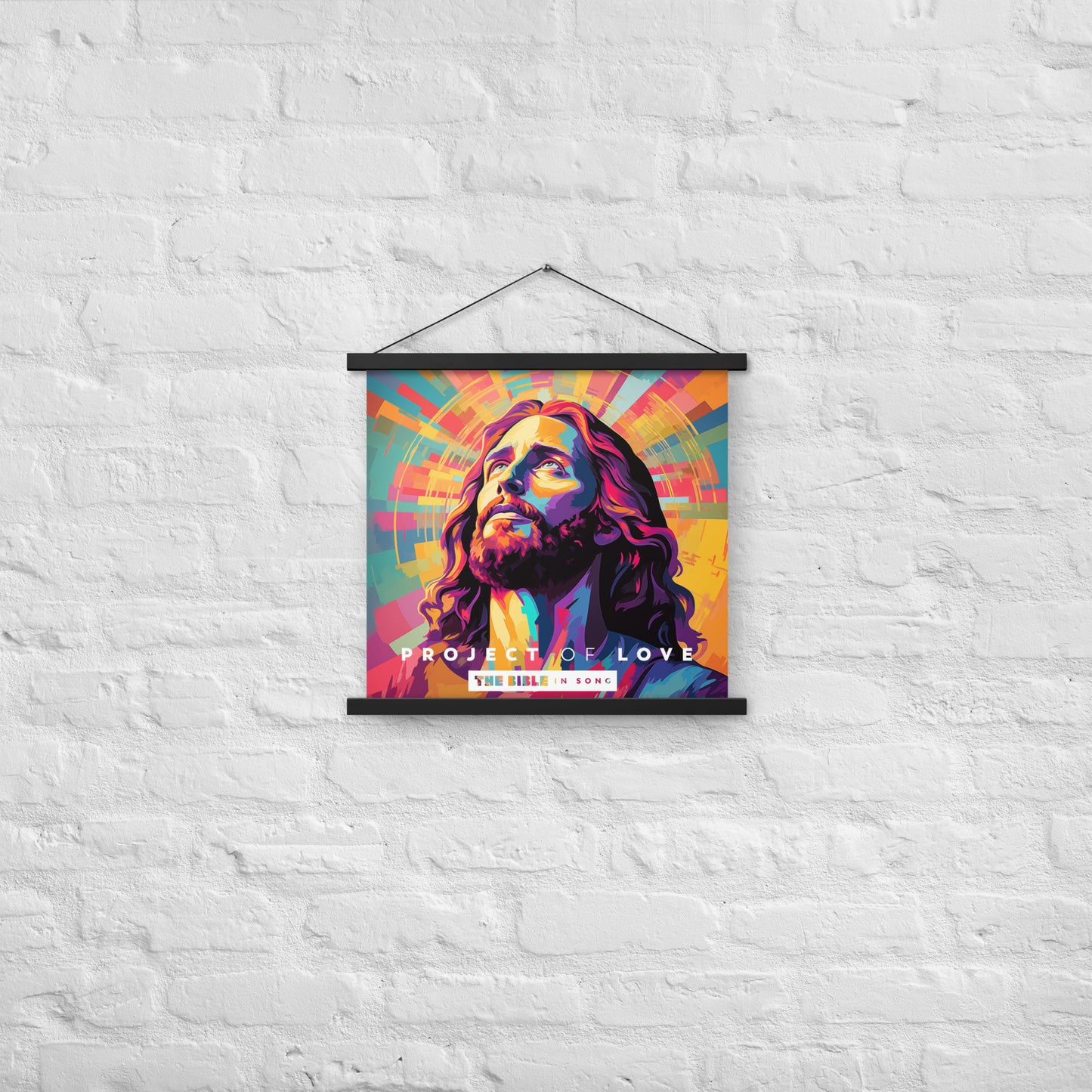 Poster 'Jesus' with hangers - Designed by Xander