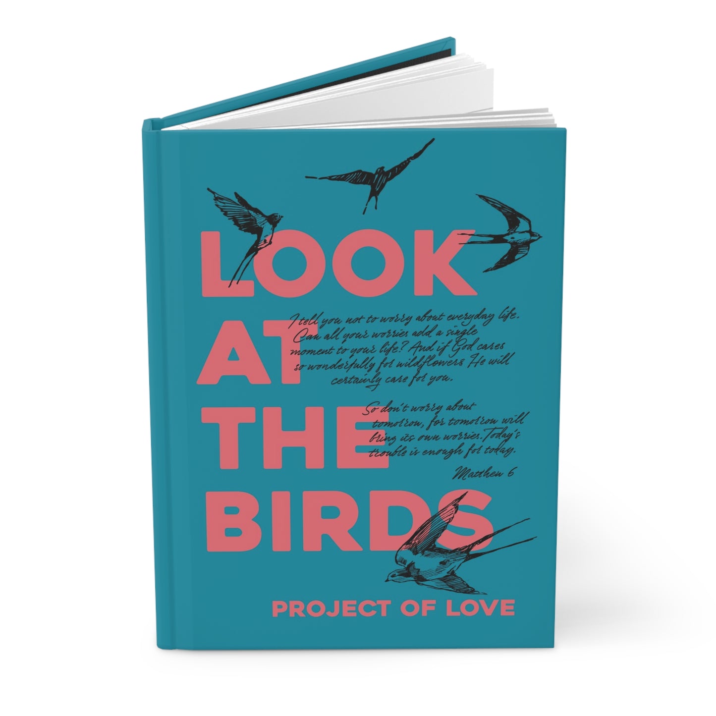 Hardcover Journal 'Look at the Birds'