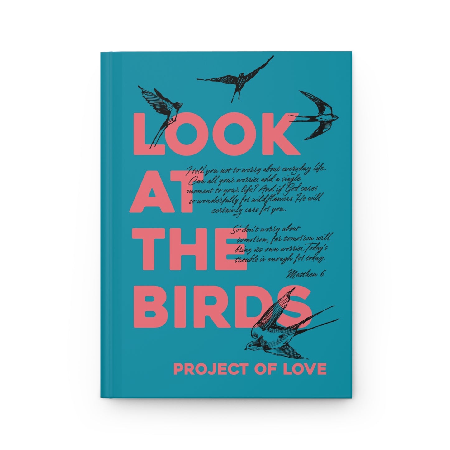 Hardcover Journal 'Look at the Birds'