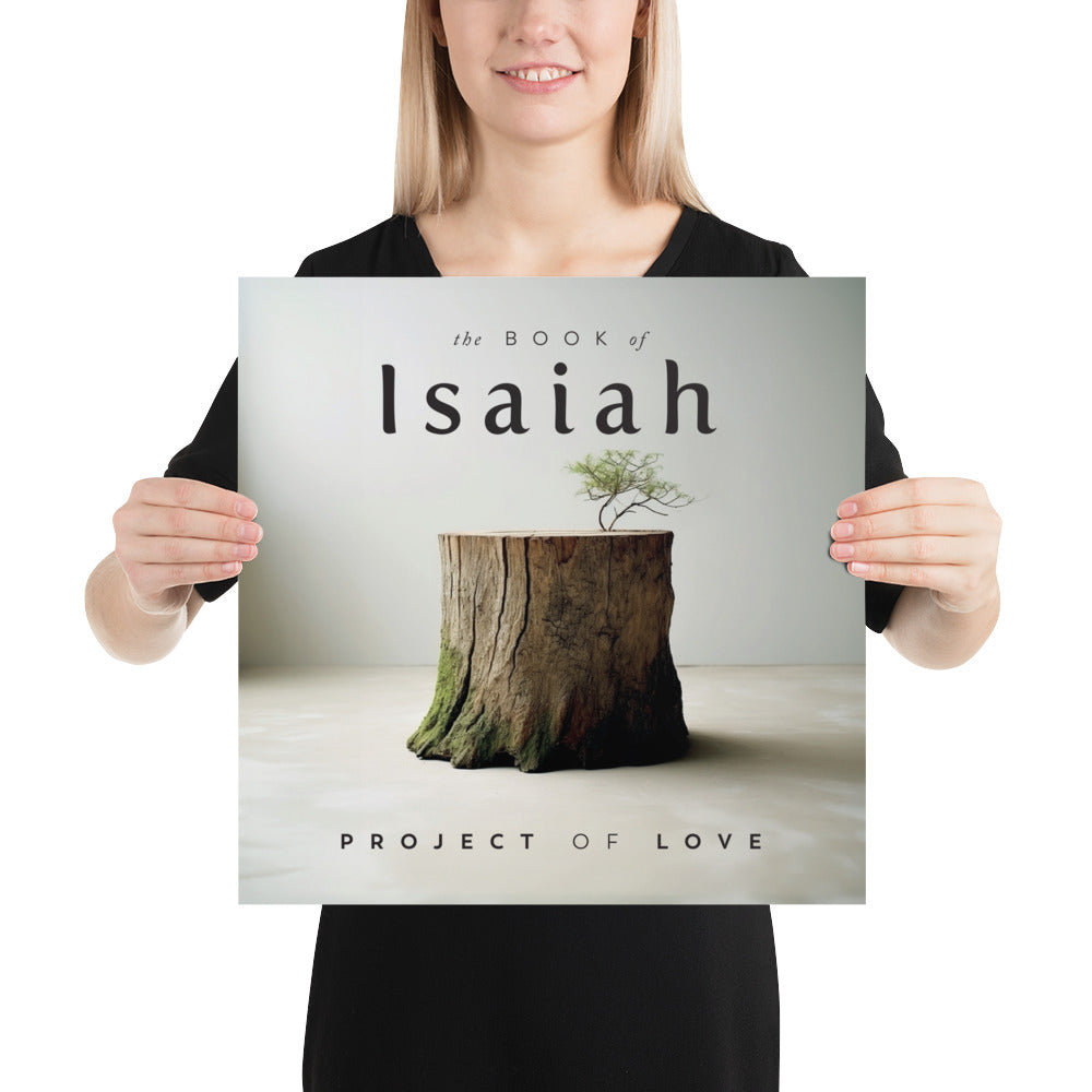 Quality Poster 'The Book of Isaiah' - Designed by Xander