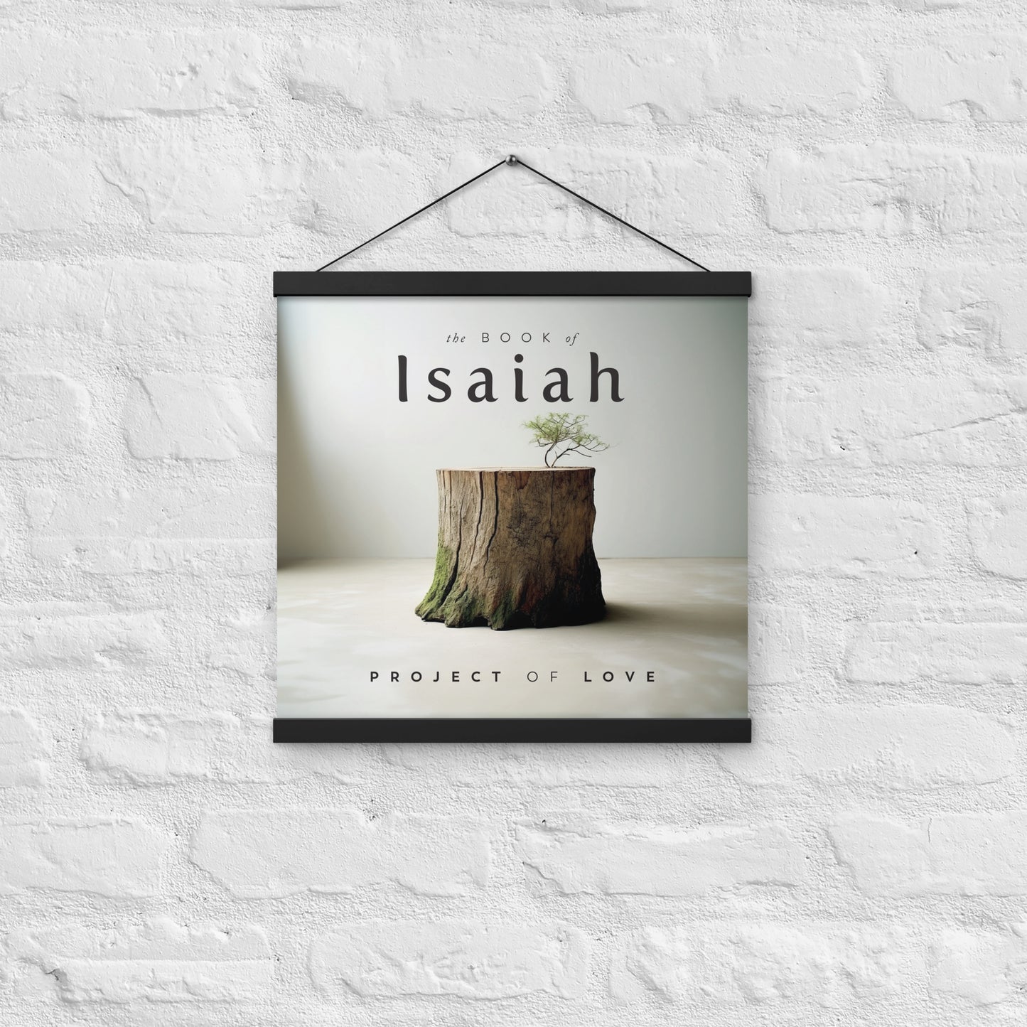 Poster 'The book of Isaiah' with hangers - Designed by Xander